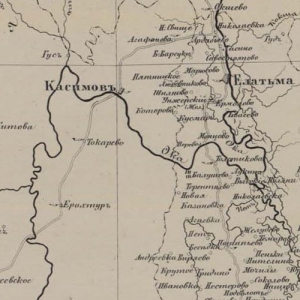Карты Тамбовской губернии из атласов