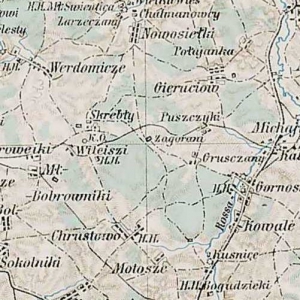 Карты юга Белоруссии