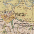 Карта Менде Рязанской губернии 