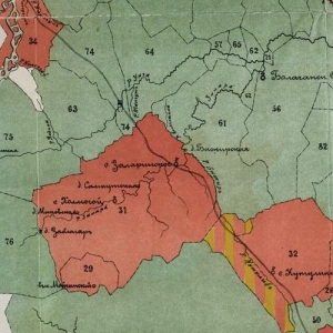 карта Иркутской губернии