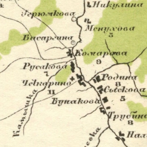 10-верстная карта Стрельбицкого Тобольской губернии