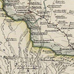 Карты Кавказа из атласов