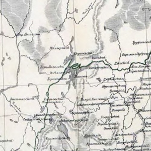  Карты Олонецкой губернии из атласов