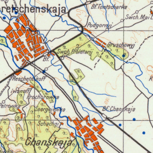 Немецкие карты Кубани