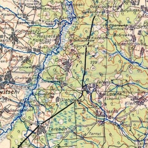  Немецкая карта Орловской области