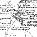 Карта Гдовского уезда 