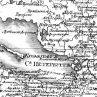 Карты Санкт-Петербургской губернии из атласов