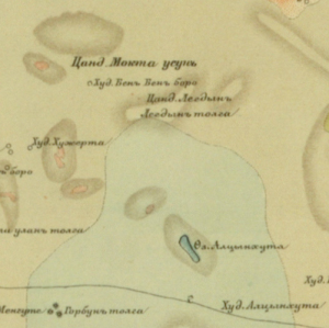 Топографическая карта Астрахани