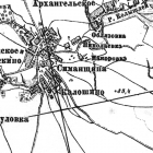 Топографическая карта Cаратовской губернии