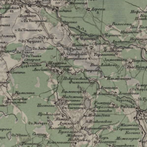 Карта Стрельбицкого Тверской губернии